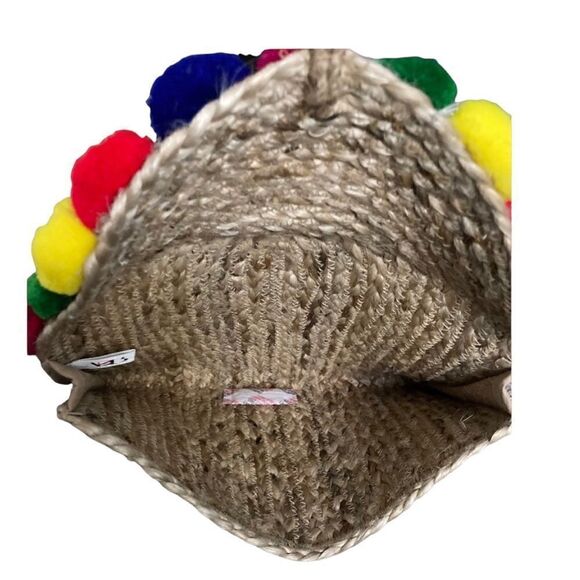 America & Beyond Handwoven Jute Clutch Bag - Picture 3 of 4